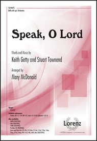 Speak, O Lord SAB choral sheet music cover Thumbnail
